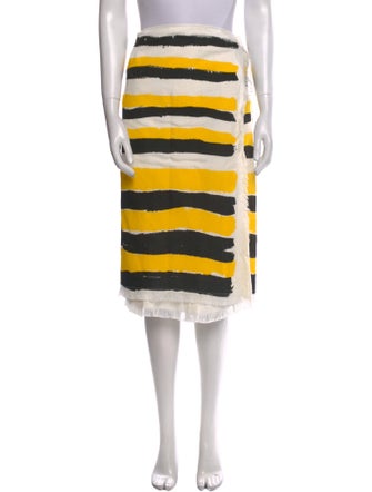 Marni Striped Knee-Length Skirt