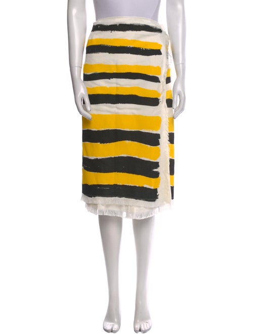 Marni Striped Knee-Length Skirt