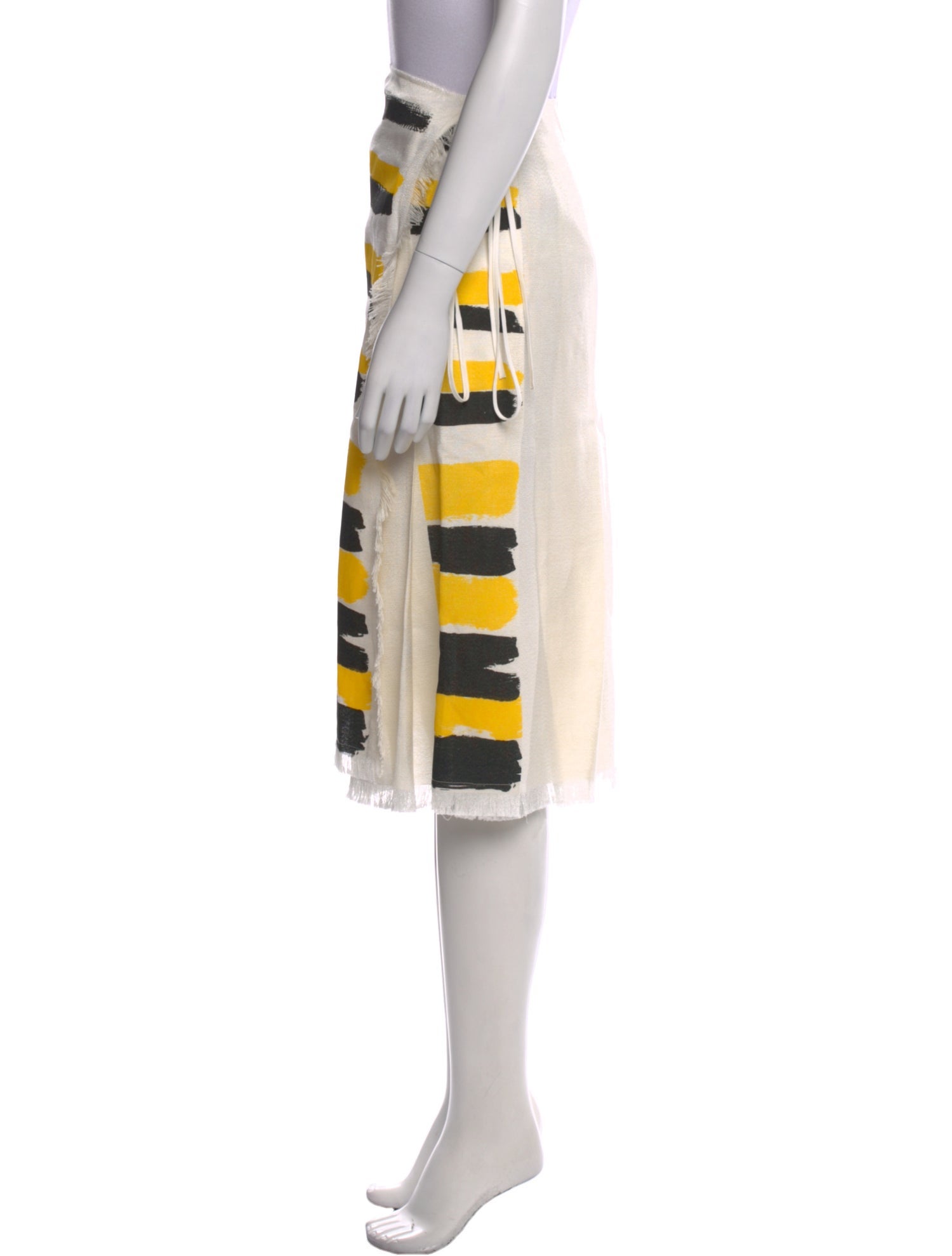 Marni Striped Knee-Length Skirt