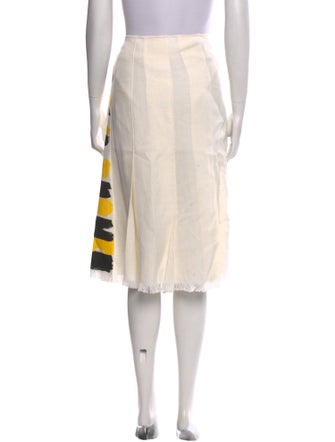 Marni Striped Knee-Length Skirt