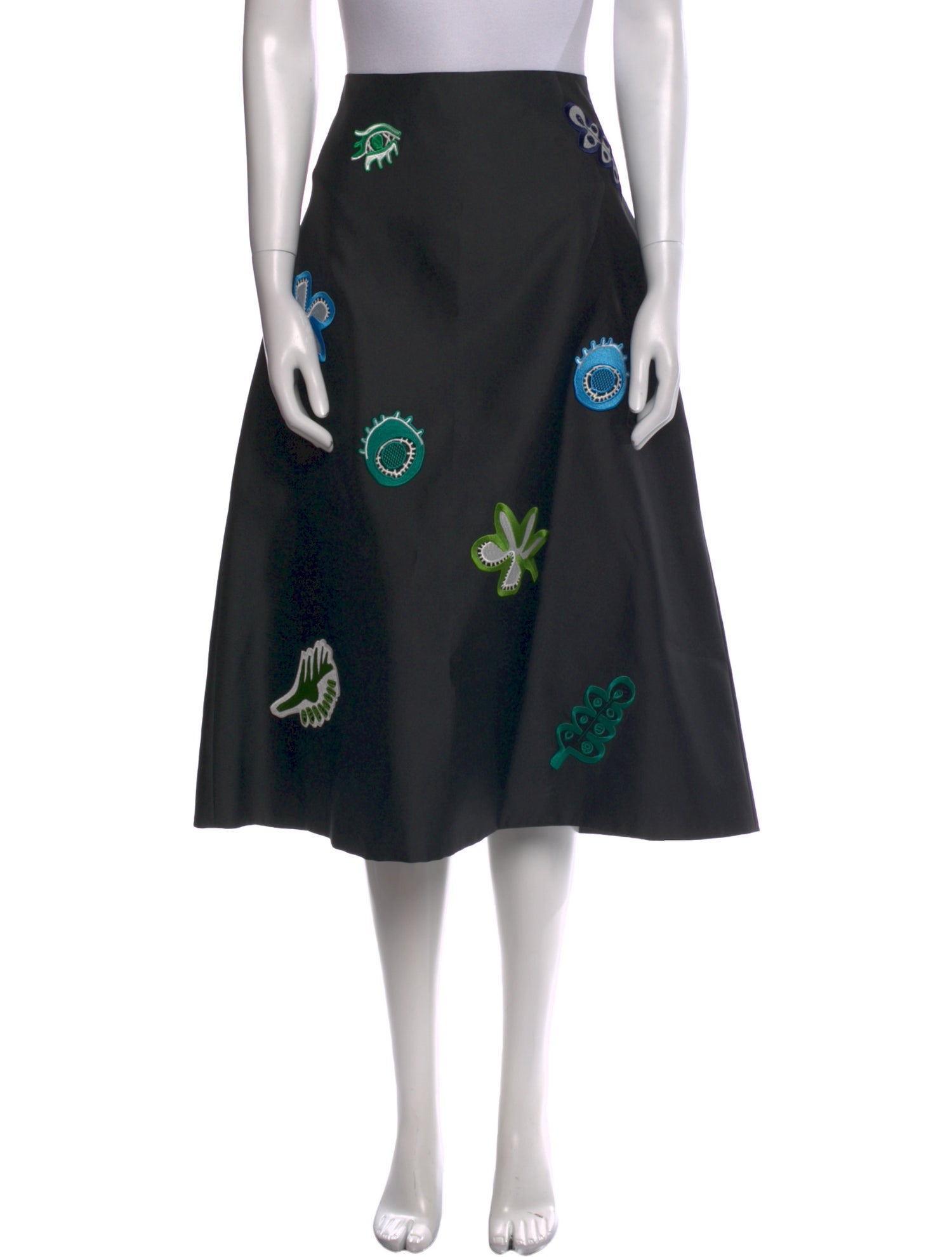 Marni Floral Print Midi Length Skirt