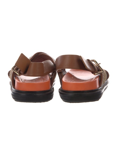 Marni Leather Slingback Sandals