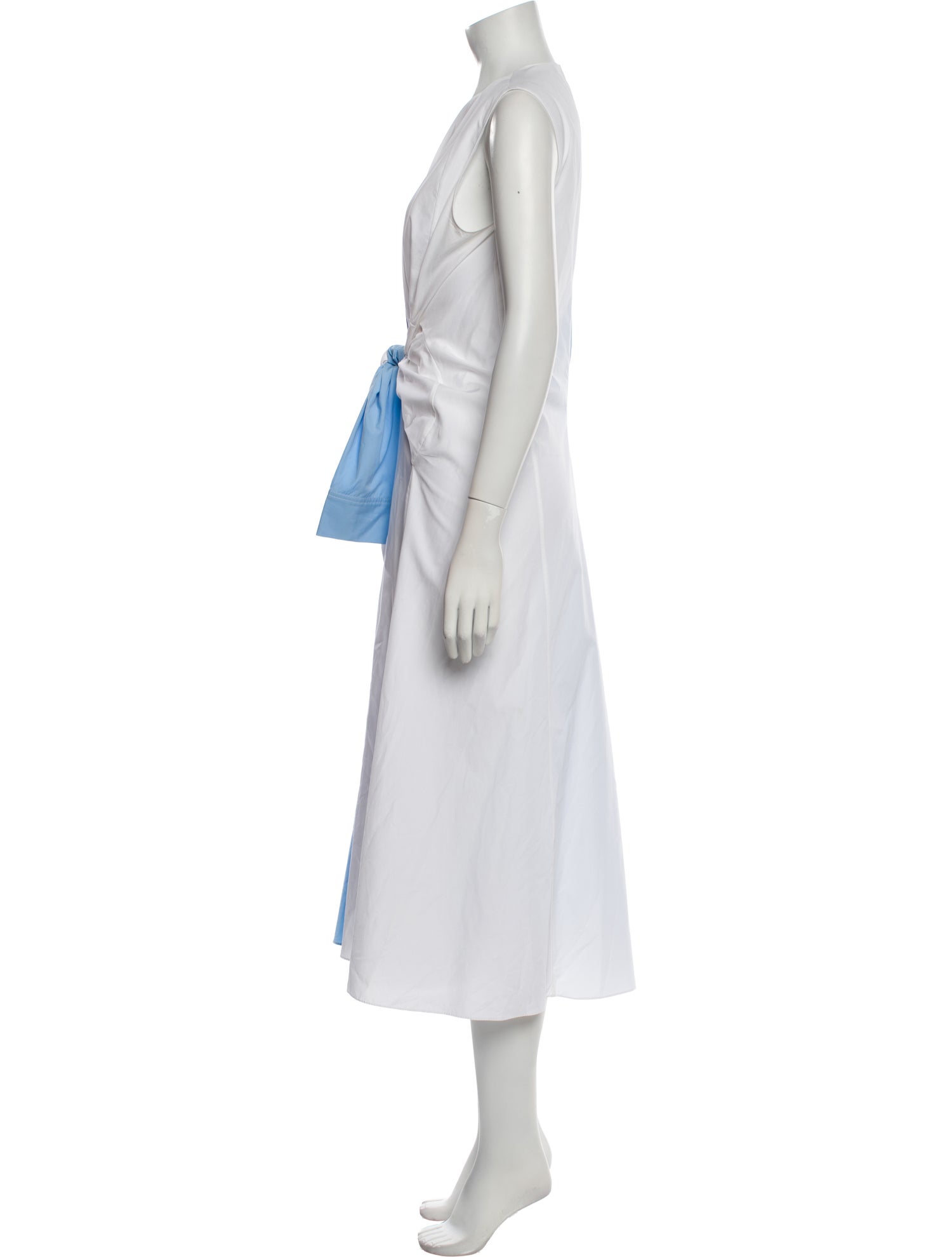 Marni Colorblock Pattern Midi Length Dress