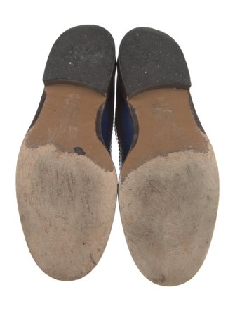 Marni Leather Eyelet Trim Oxfords