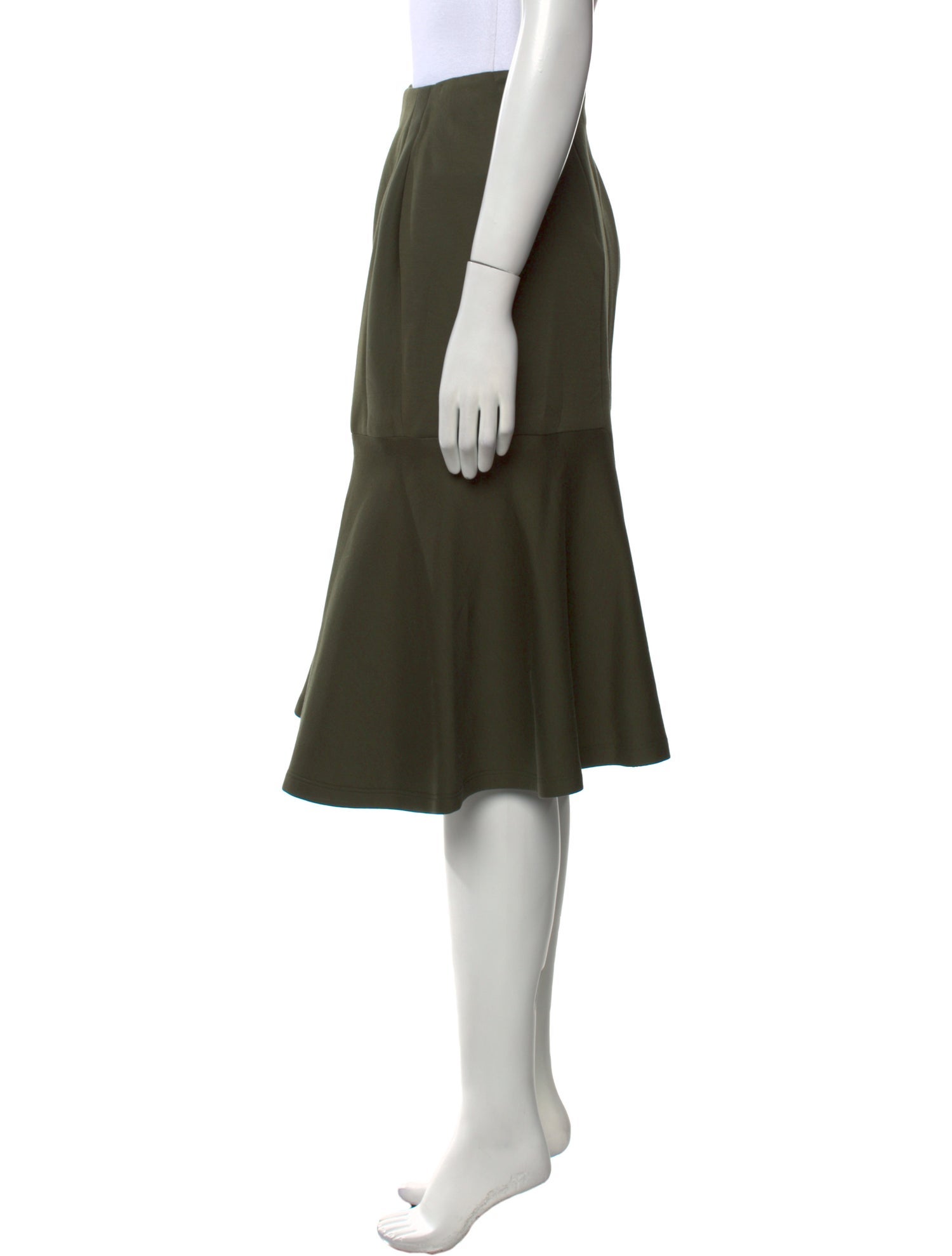 Marni Ruffle Embellishment Knee-Length Skirt