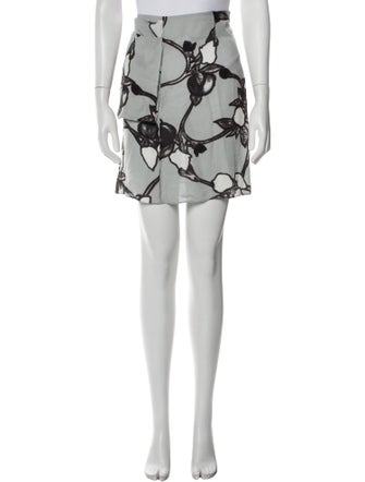 Marni Floral Print Mini Skirt