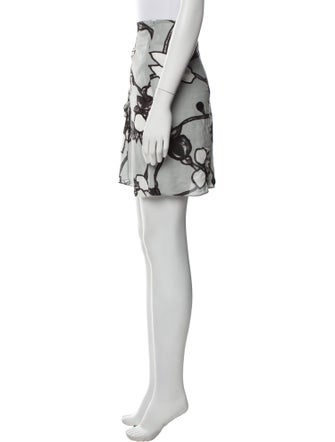 Marni Floral Print Mini Skirt