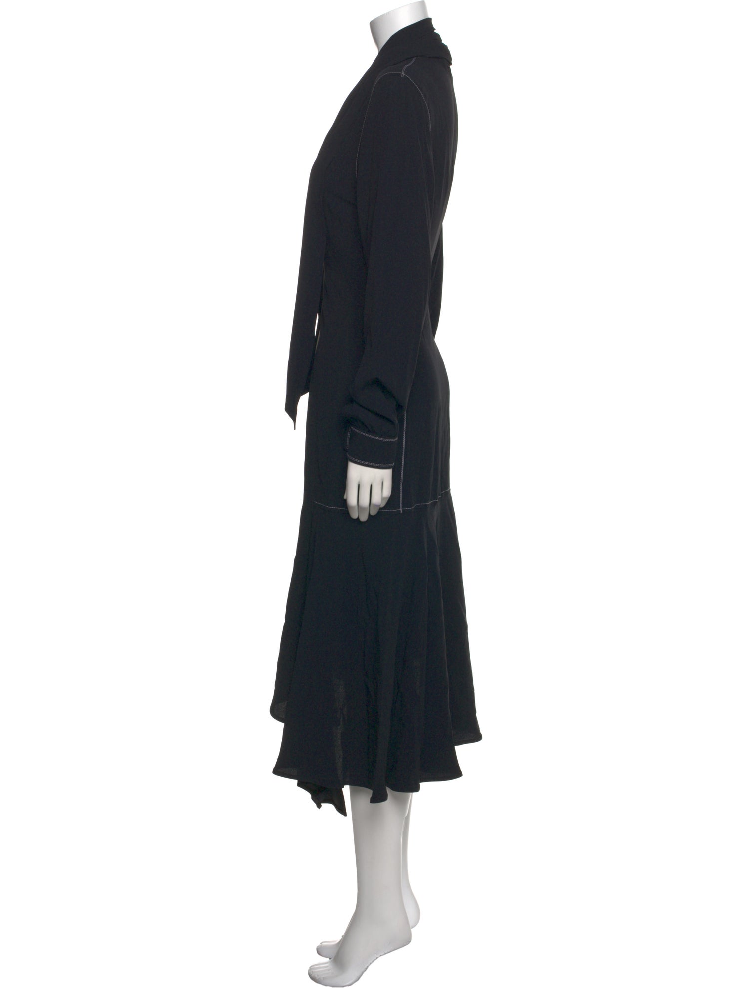 Marni Mock Neck Long Dress