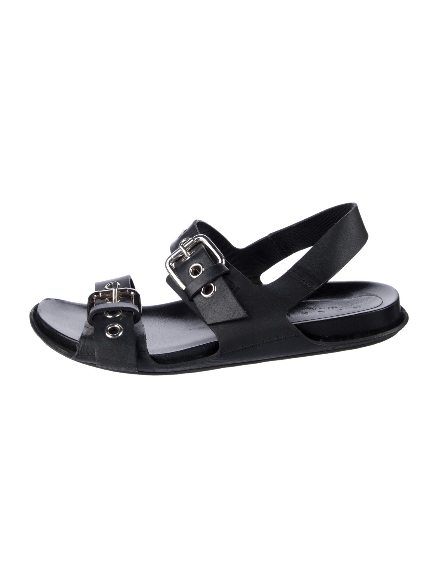 Marni Leather Slingback Sandals