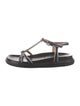 Marni Leather T-Strap Sandals