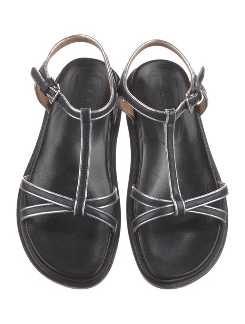 Marni Leather T-Strap Sandals