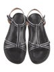 Marni Leather T-Strap Sandals