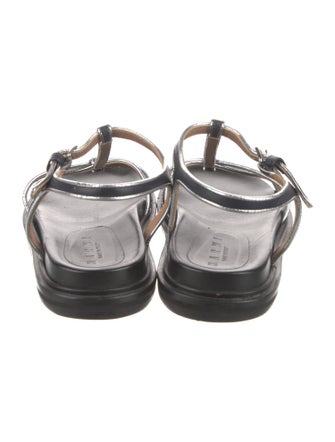 Marni Leather T-Strap Sandals
