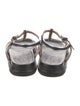Marni Leather T-Strap Sandals