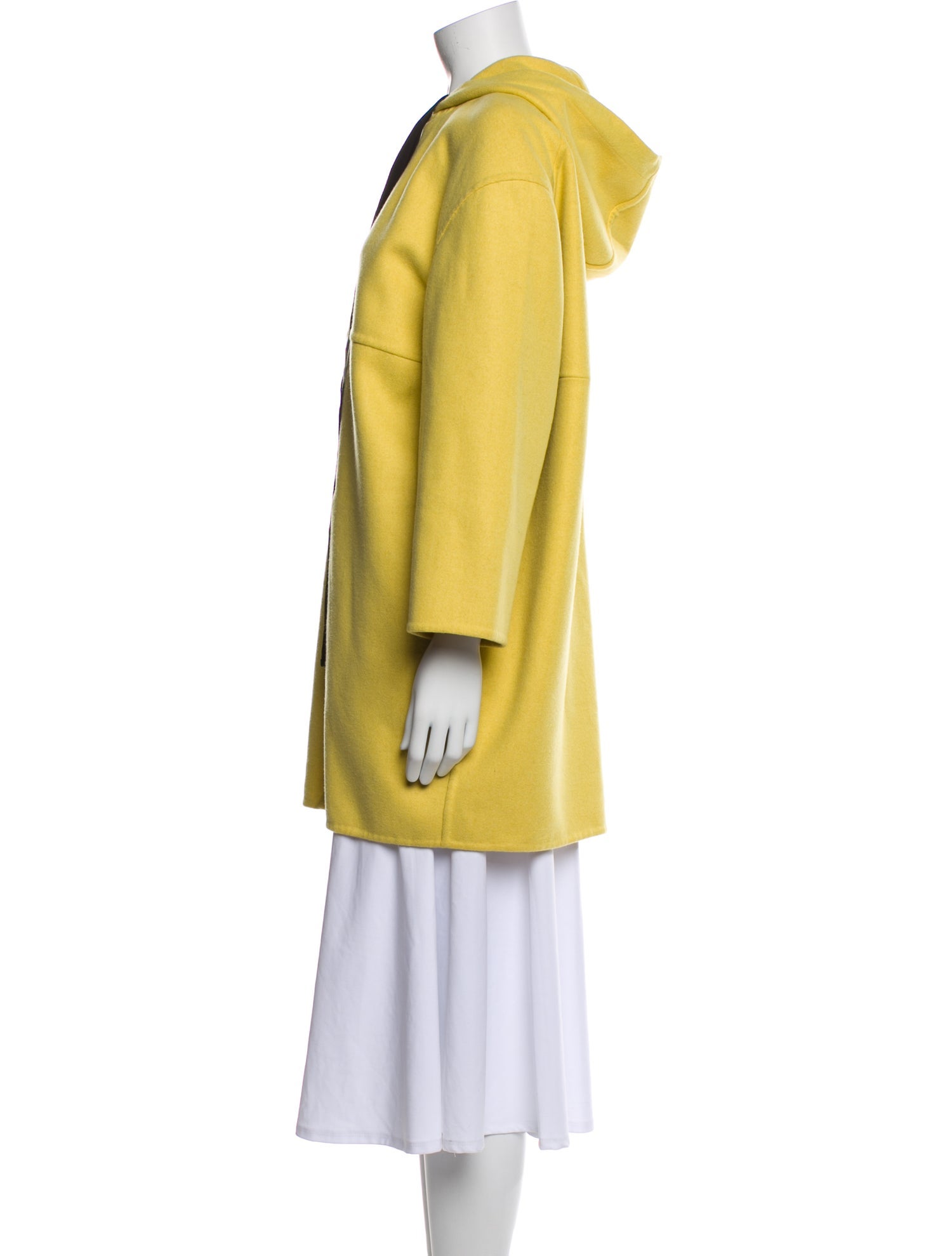 Marni Virgin Wool Faux Fur Coat