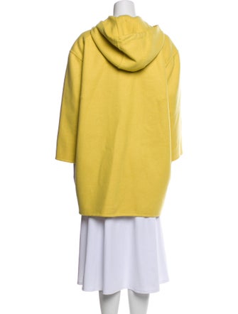 Marni Virgin Wool Faux Fur Coat