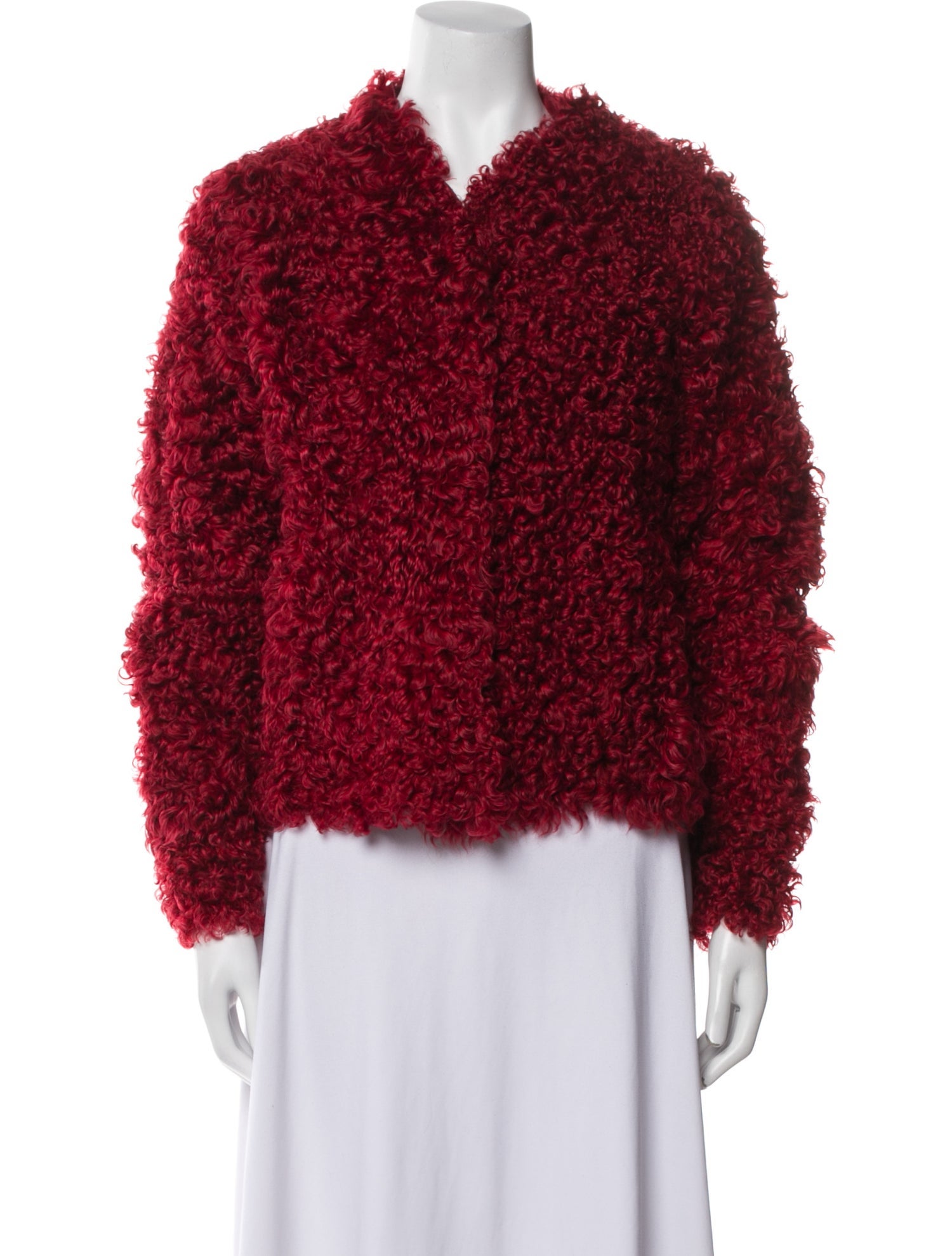 Marni Leather Faux Fur Jacket