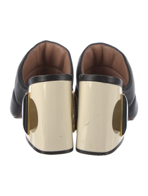 Marni Quilted Pattern Leather Slides