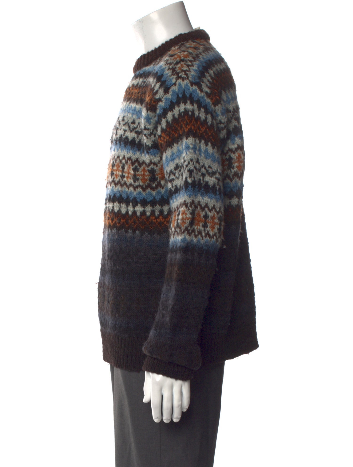 Marni Striped Crew Neck Pullover