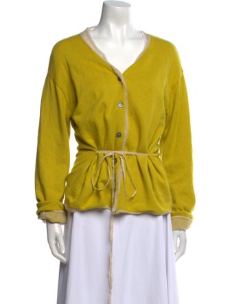 Marni Silk V-Neck Sweater