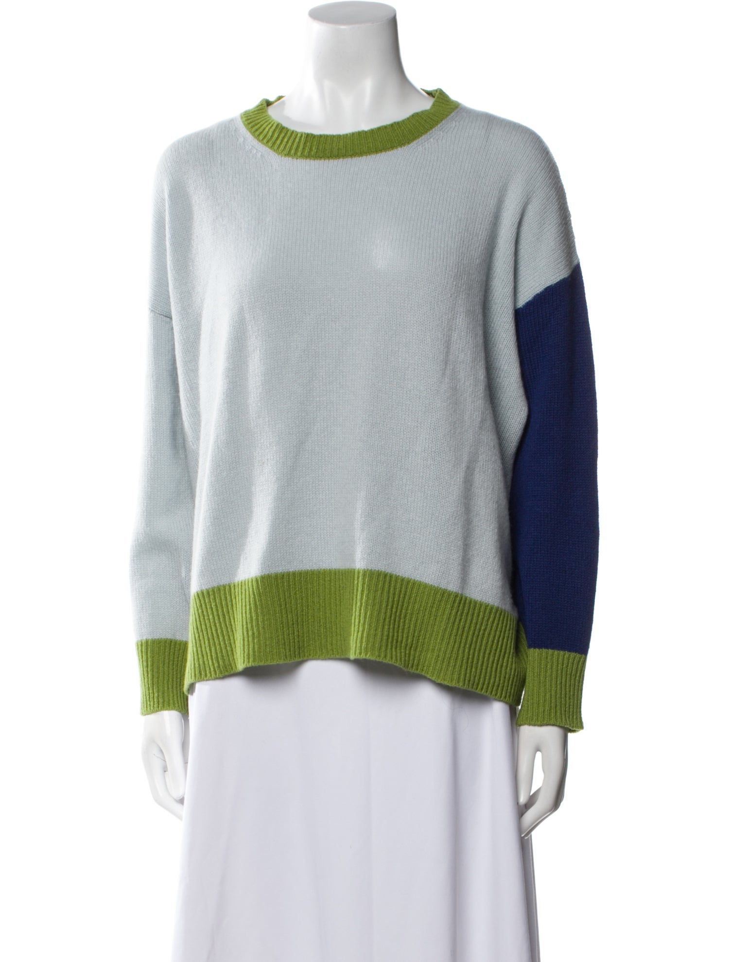 Marni Cashmere Colorblock Pattern Sweater