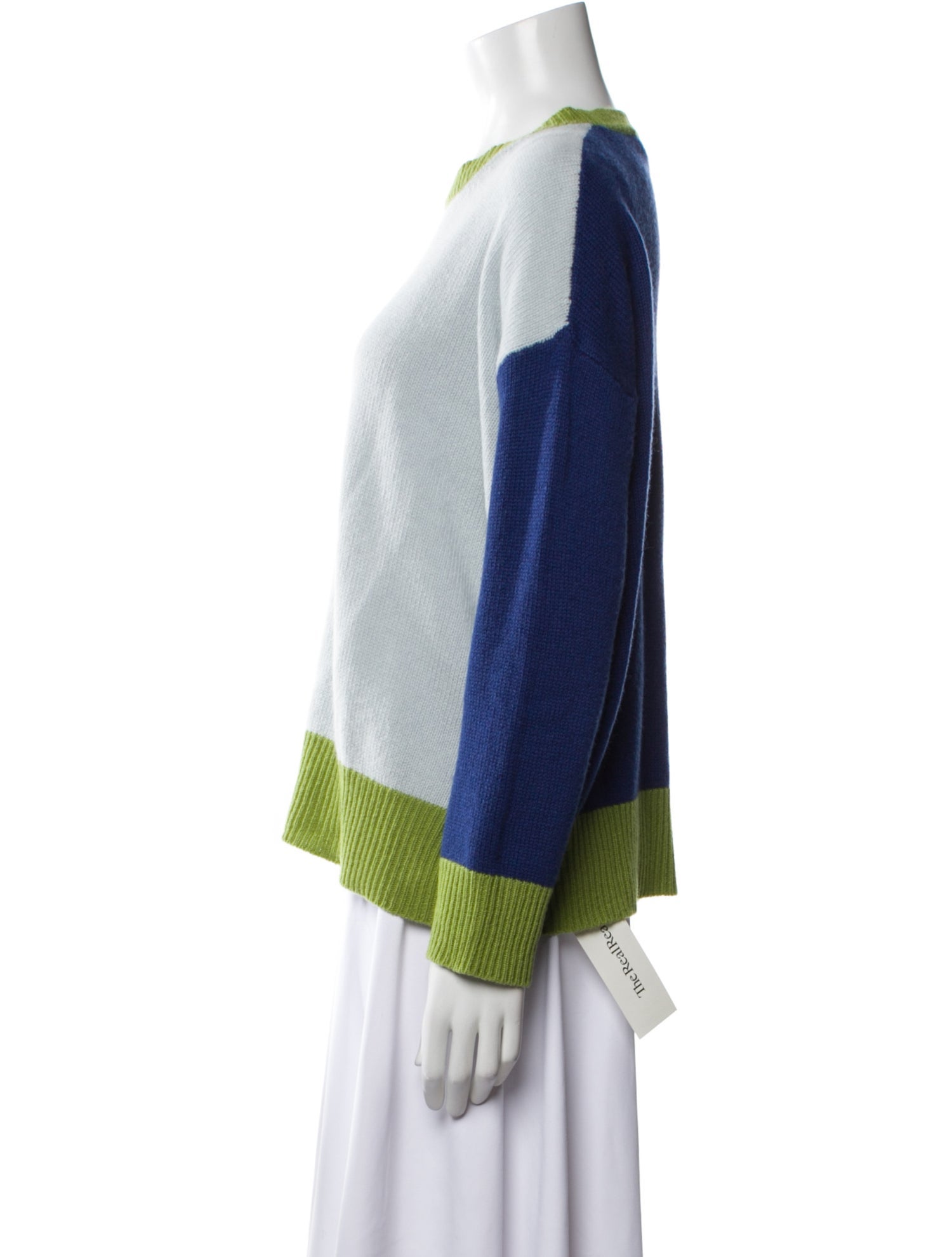 Marni Cashmere Colorblock Pattern Sweater