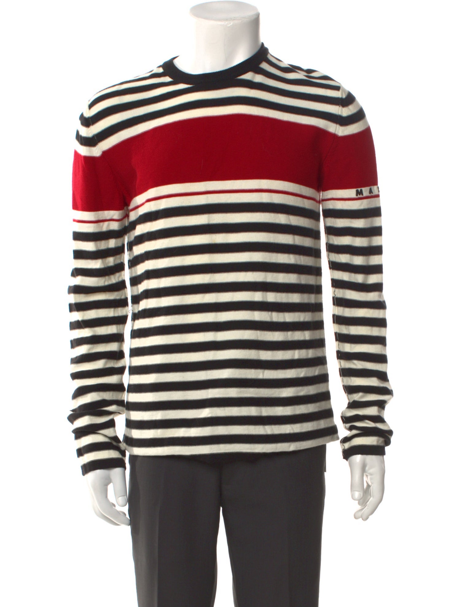 Marni Striped Crew Neck T-Shirt