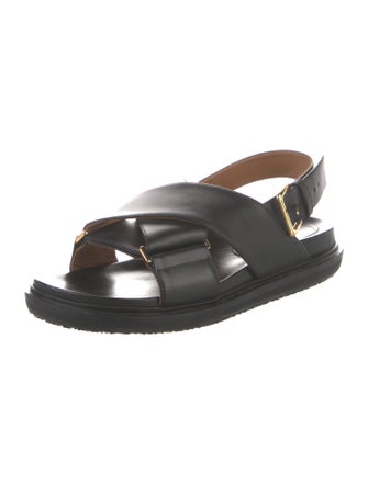 Marni Leather Slingback Sandals