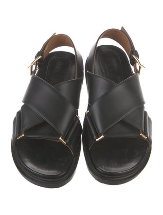 Marni Leather Slingback Sandals