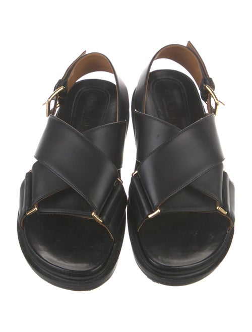 Marni Leather Slingback Sandals