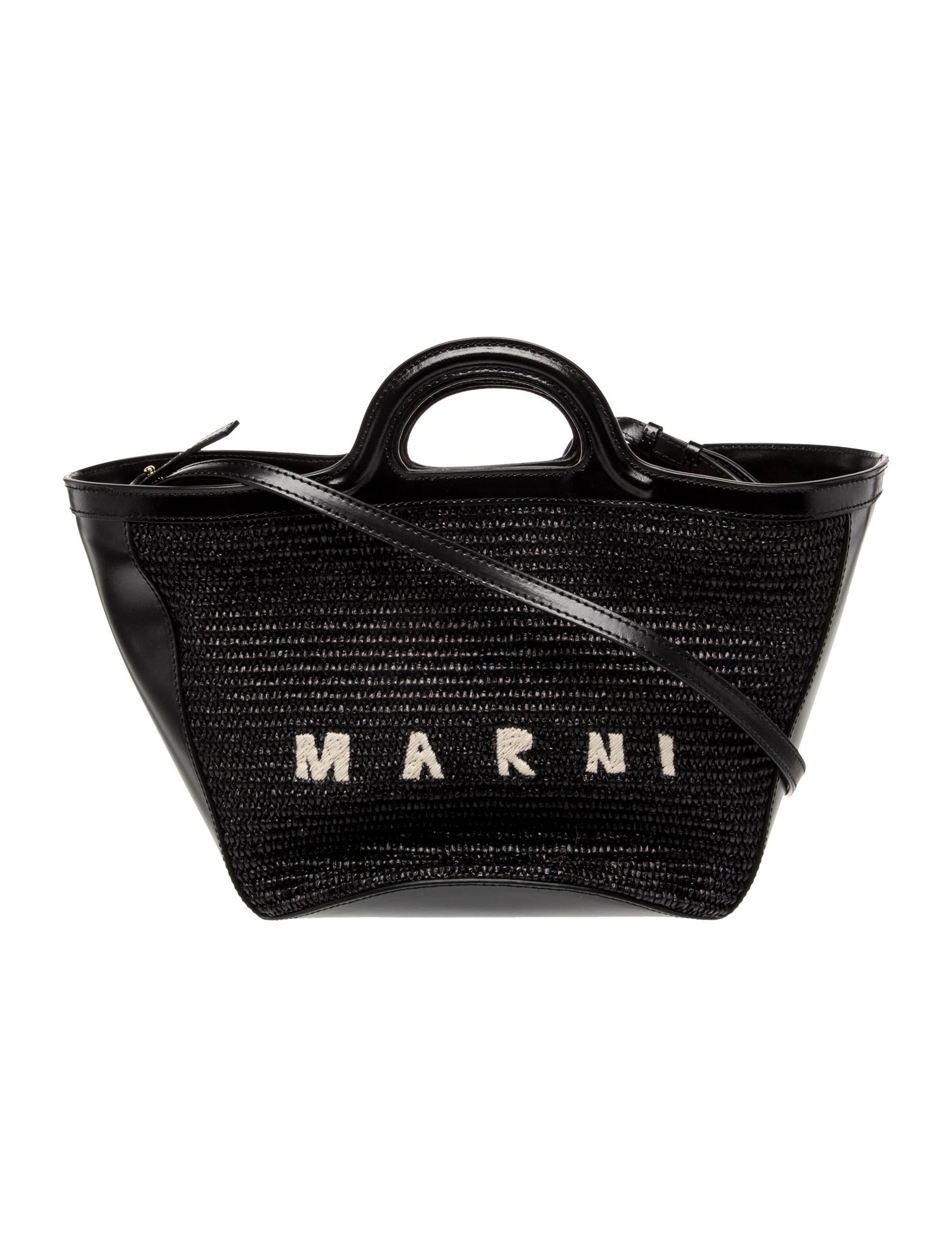 Marni Straw Top Handle Bag