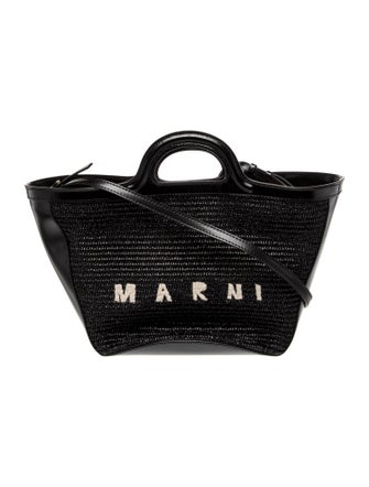 Marni Straw Top Handle Bag