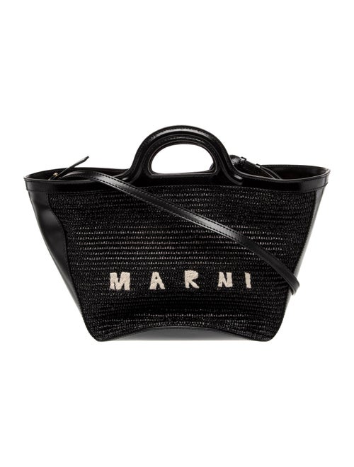 Marni Straw Top Handle Bag