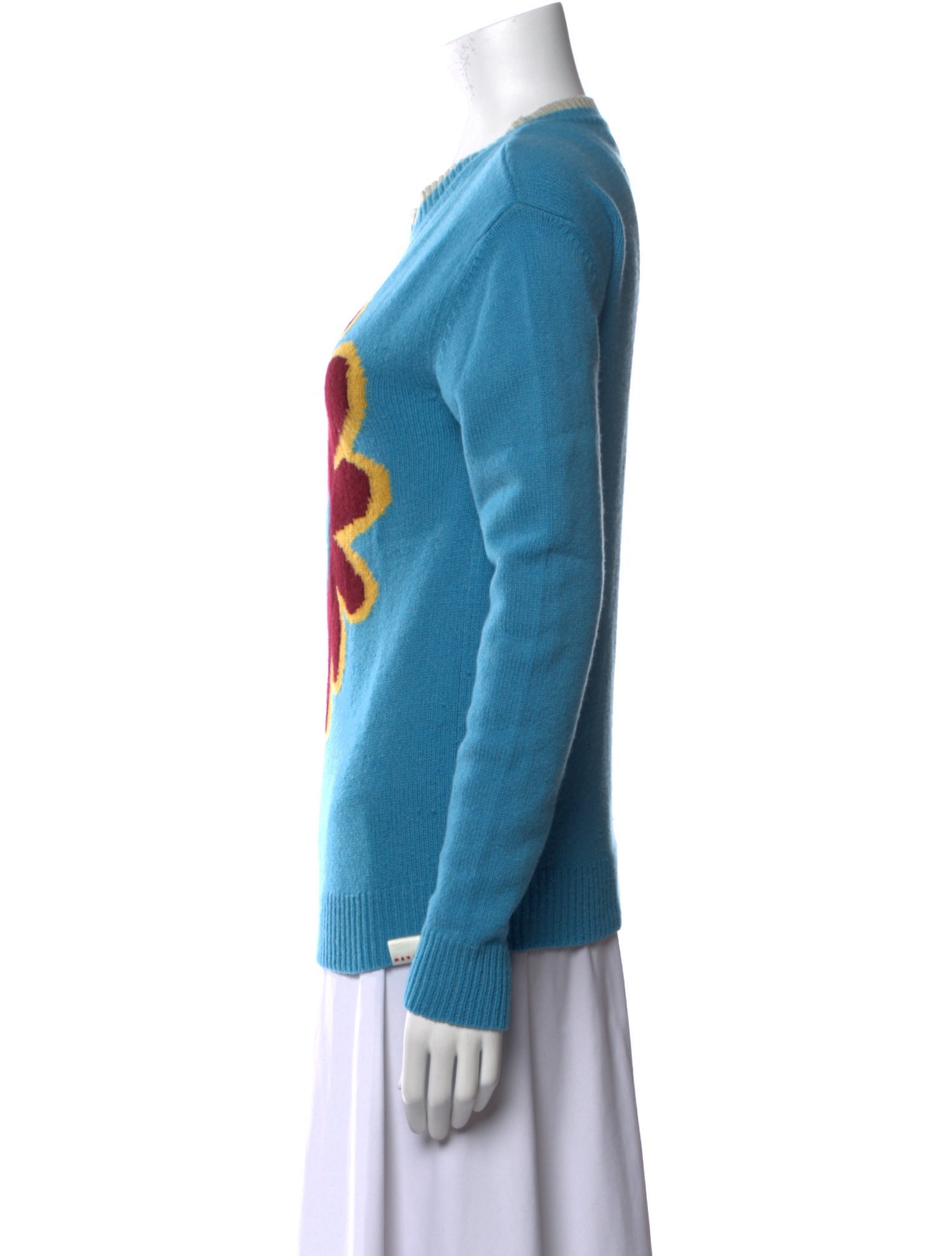 Marni Cashmere Graphic Print Sweater