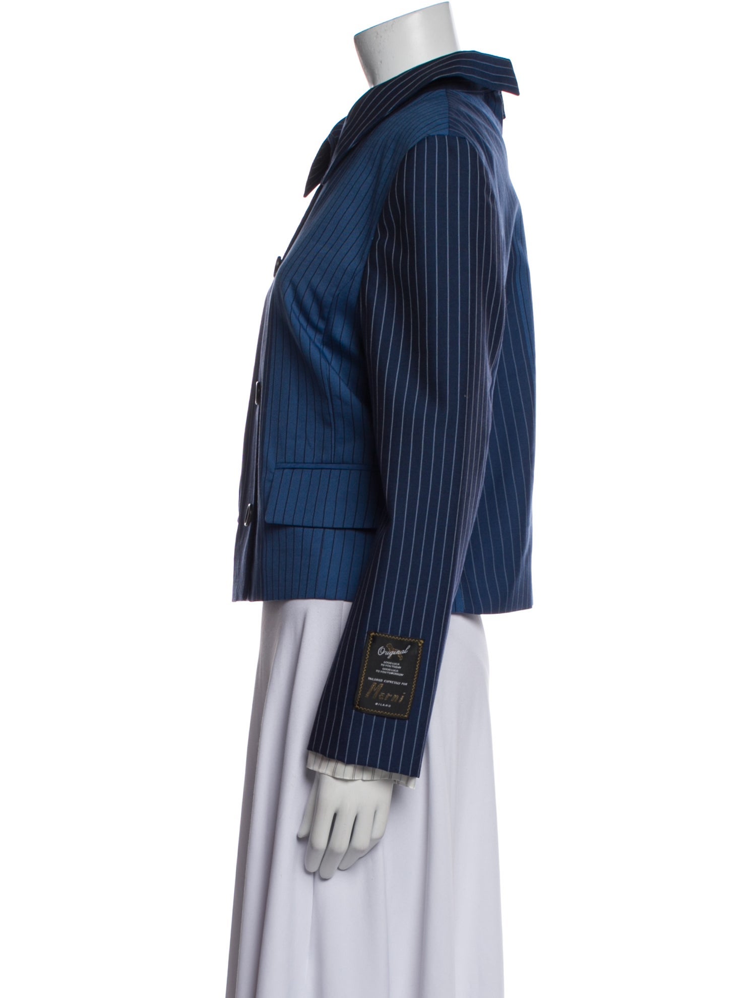 Marni Wool Striped Blazer