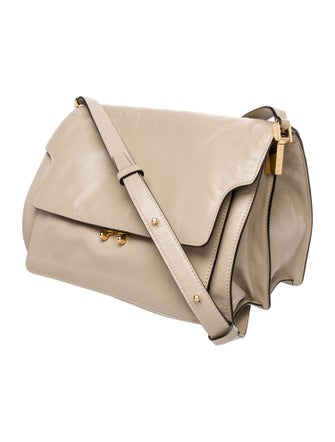 Marni Leather Messenger Bag