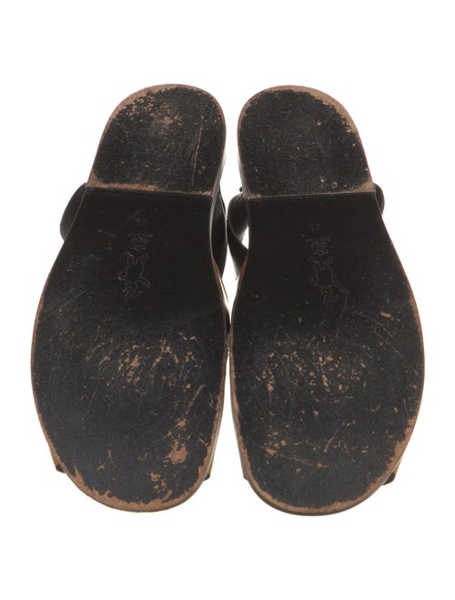 Marni Leather Colorblock Pattern Sandals