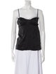 Marni Silk Square Neckline Top