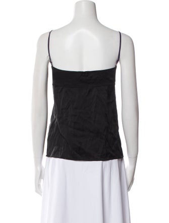 Marni Silk Square Neckline Top