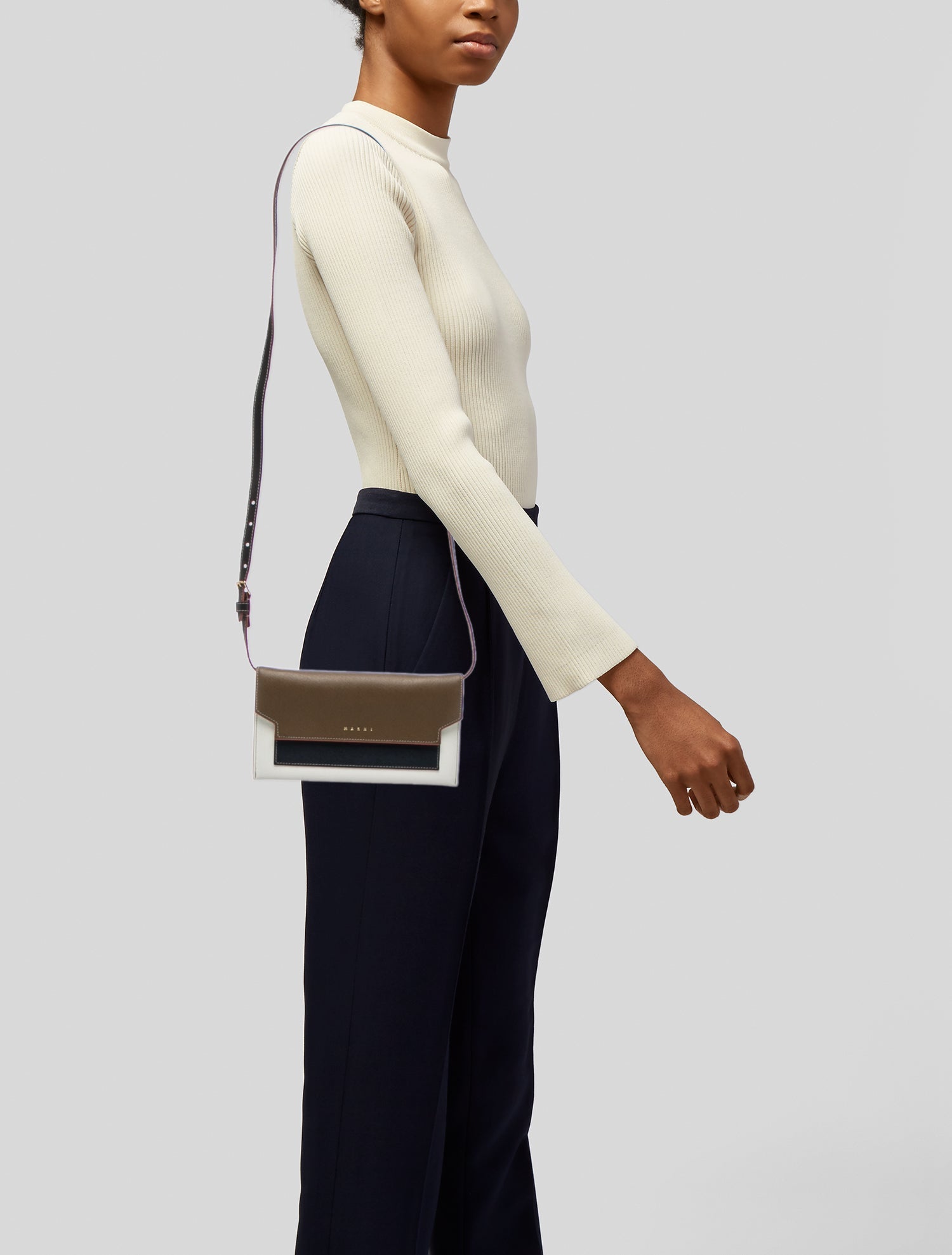 Marni Leather Crossbody Bag