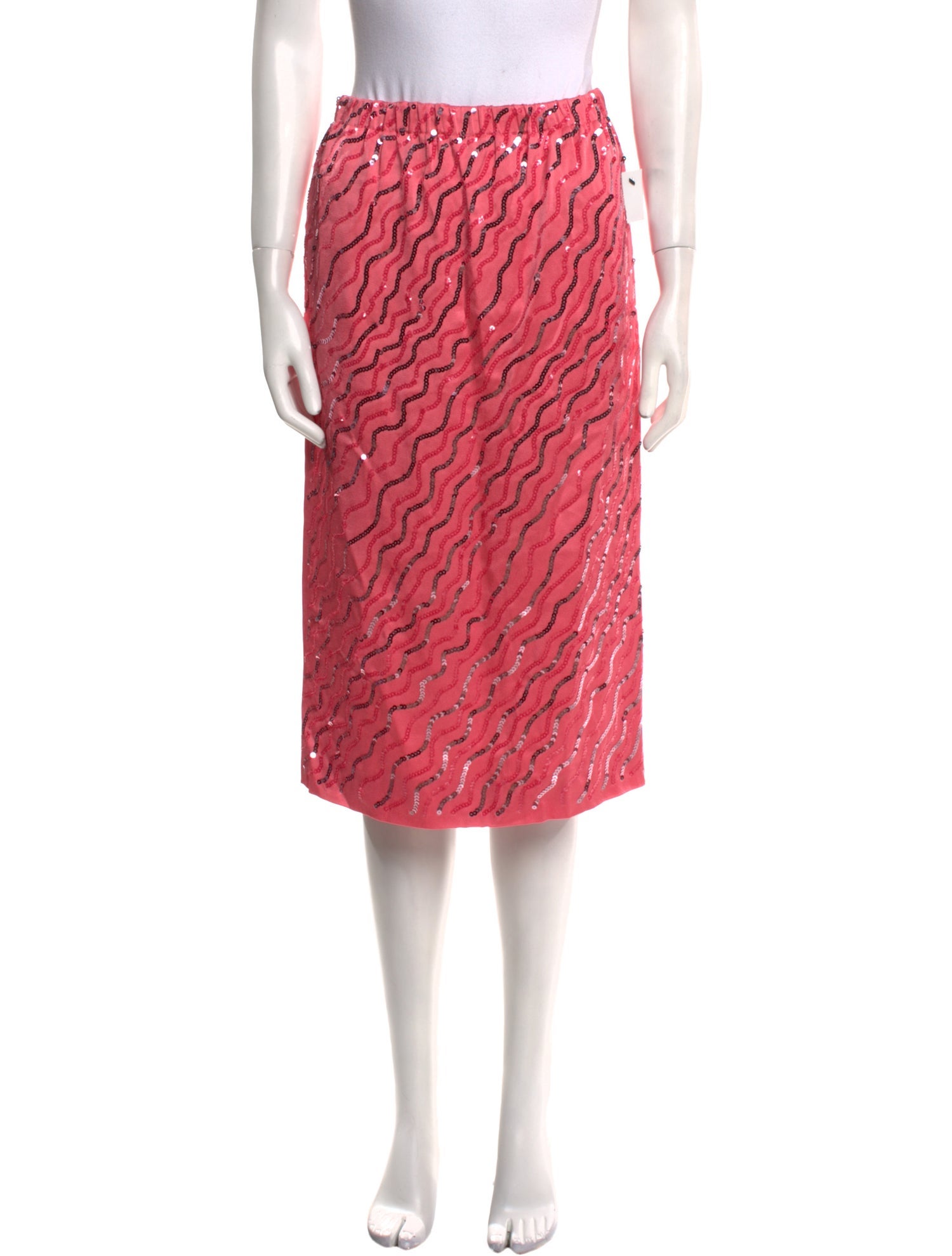 Marni Striped Knee-Length Skirt w/ Tags