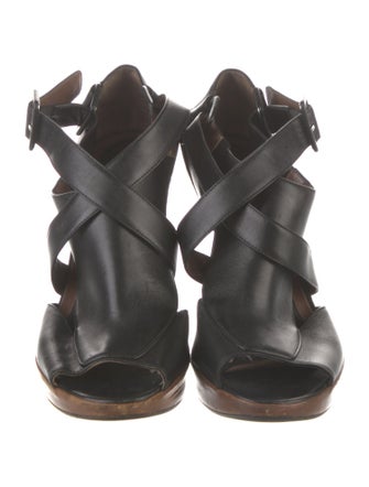 Marni Leather T-Strap Pumps