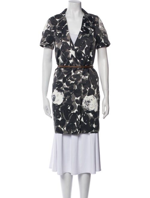 Marni Floral Print Trench Coat