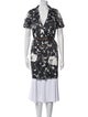 Marni Floral Print Trench Coat