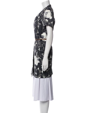 Marni Floral Print Trench Coat