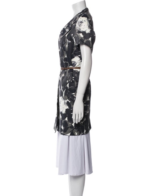 Marni Floral Print Trench Coat