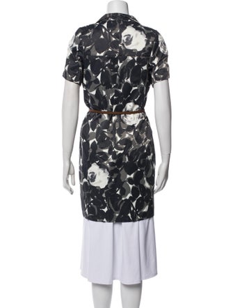 Marni Floral Print Trench Coat