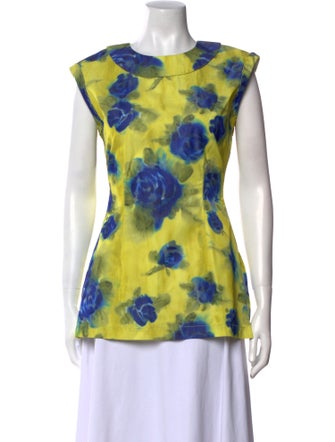 Marni Printed Bateau Neckline T-Shirt