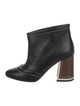 Marni Leather Whipstitch Trim Boots