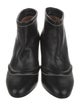 Marni Leather Whipstitch Trim Boots